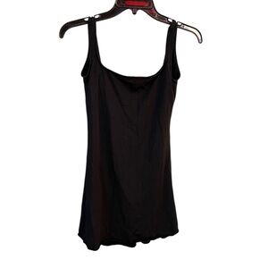 Danskin Black Vintage Sleeveless Dance Costume Dress Leotard Size Medium